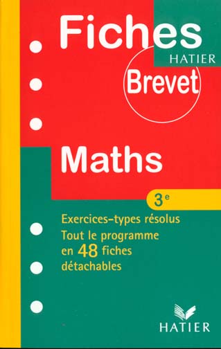 Fiches brevet Tome 3