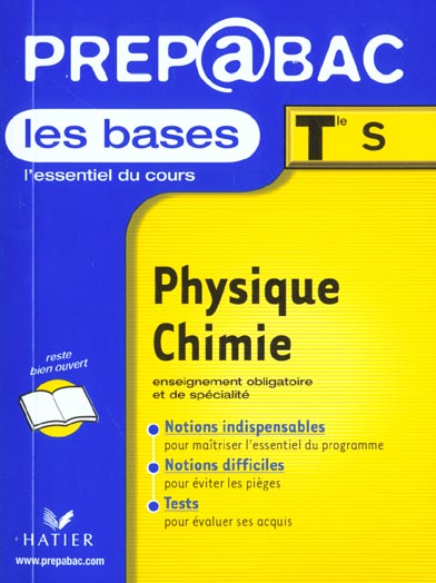Cours physique chimie terminale s