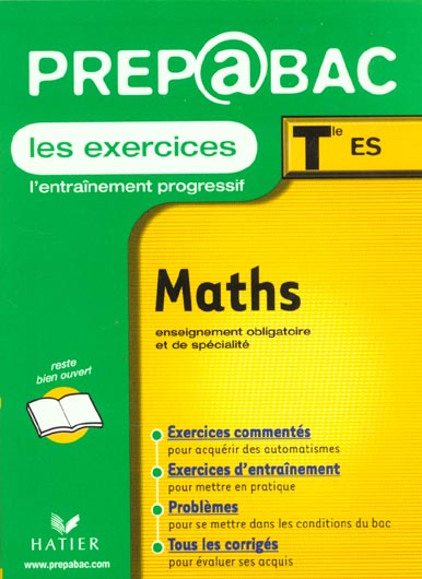 Exos mathematiques terminale es