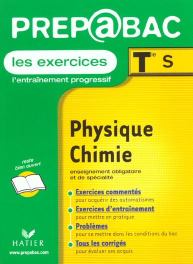 Exos physique chimie terminale s