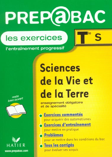 Exos sciences de la vie et de la terre terminale s