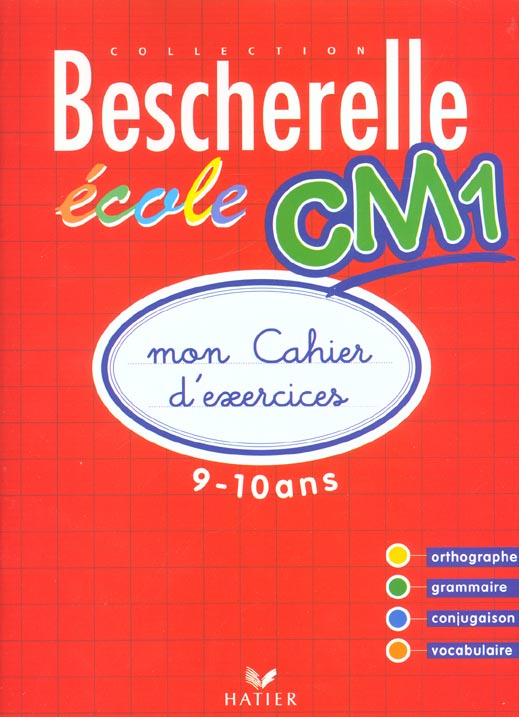 Cahier d'exercices cm1 ; edition 2002