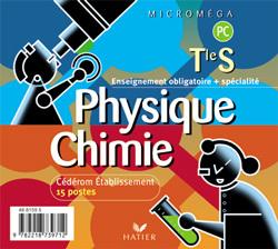 Microméga : physique-chimie ; terminale S ; cd-rom de l'établissement ; obligatoire et spécialité (édition 2002)