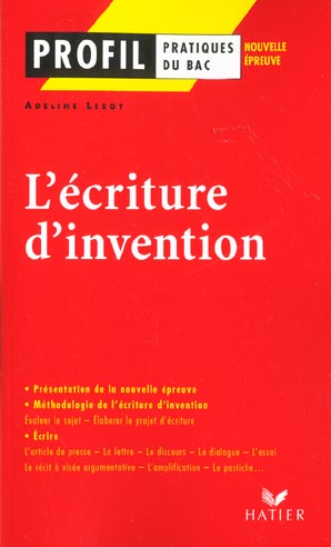 L'écriture d'invention
