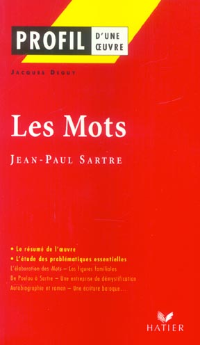 Les mots de Jean Paul Sartre