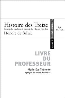 Histoire des treize ; livre du professeur