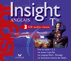 INSIGHT : anglais ; terminale ; CD audio classe (édition 2003)