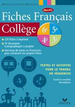 Orthographe et grammaire ; collège ; fiches français (édition 2003)