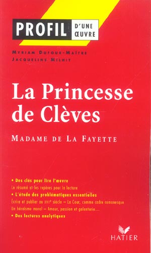 La princesse de Clèves de madame de La Fayette