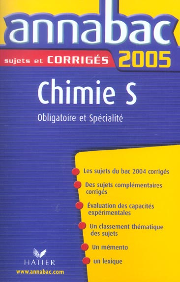 Annabac sujets & corrigés Tome 22 (édition 2005)
