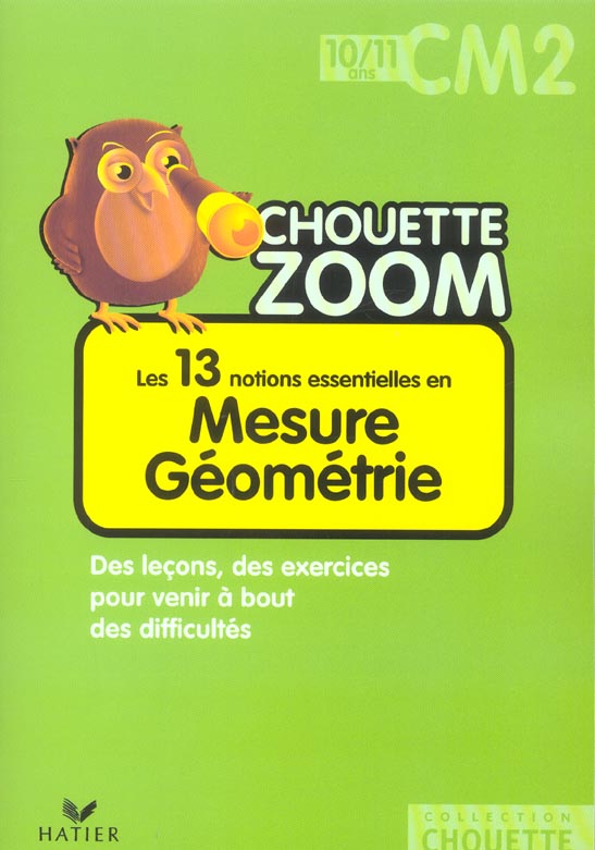 Les 13 notions essentielles en mesure géometrie