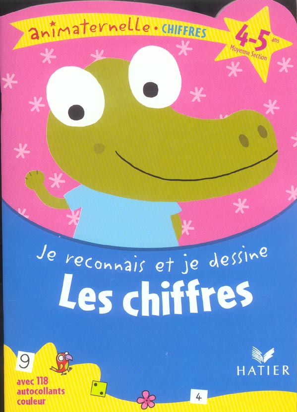 Le crocodile : Je reconnais ET JE DESSINE LES chiffres