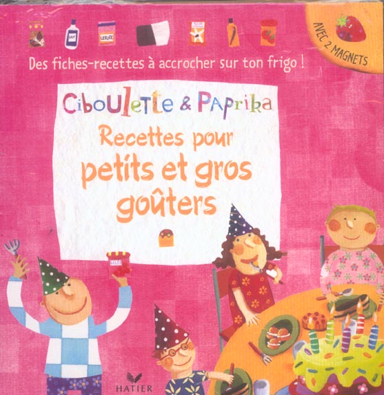 Ciboulette et paprika ; recettes pour petits et gros gouters