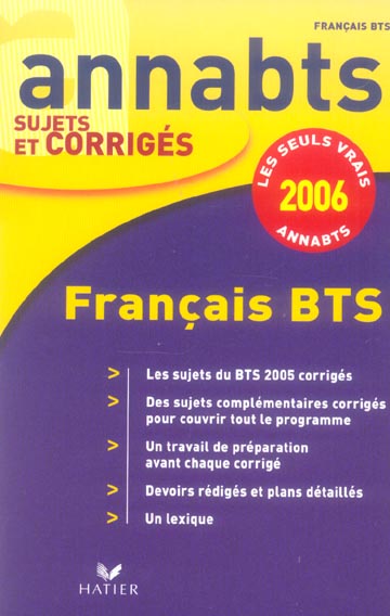ANNABTS CORRIGES Tome 10 (édition 2006)