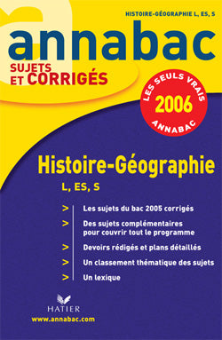 Annabac sujets & corrigés Tome 14 (édition 2006)