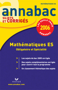 Annabac sujets & corrigés Tome 16 (édition 2006)