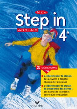 NEW STEP IN : anglais ; 4ème ; cd-rom éléve et cd-rom classe (édition 2005)