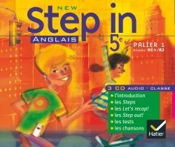 NEW STEP IN : anglais ; 5ème ; 3 cd audio de la classe (édition 2007)
