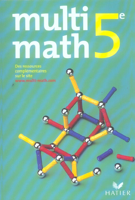 Mathématiques ; 5ème ; manuel de l'élève (édition 2006)