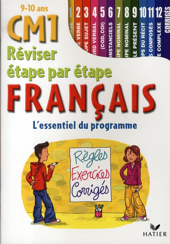 Réviser étape par étape ; français ; cm1