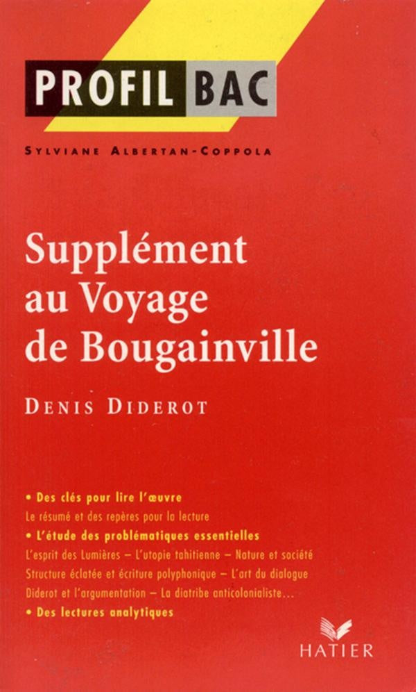 Supplément au voyage de Bougainville de Denis Diderot