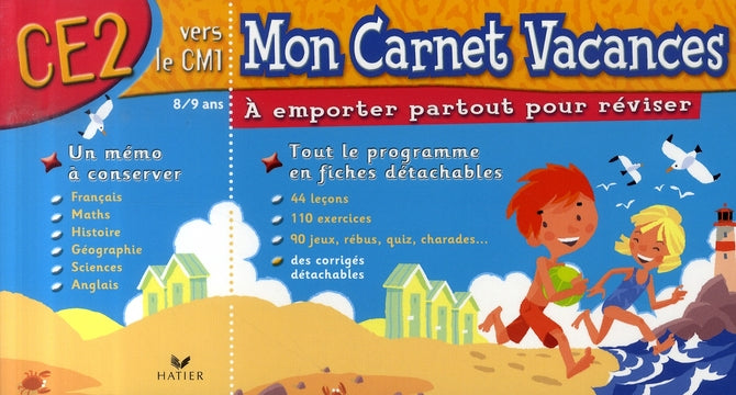 MON CARNET VACANCES : du CE2 vers le CM1