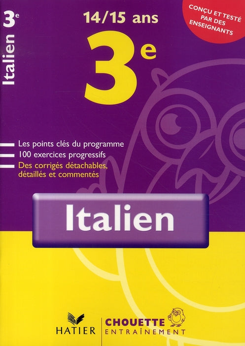 Chouette entraînement : italien ; 3ème (édition 2007)