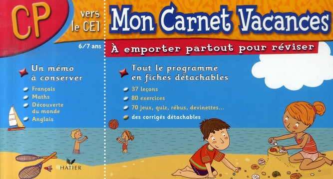 MON CARNET VACANCES : du CP vers le CE1