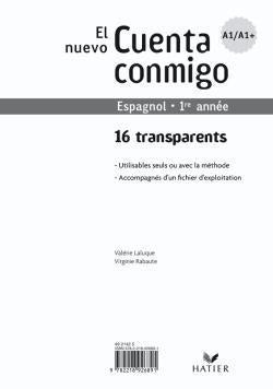 El nuevo Cuenta conmigo : espagnol ; 1ère année ; transparents (édition 2007)