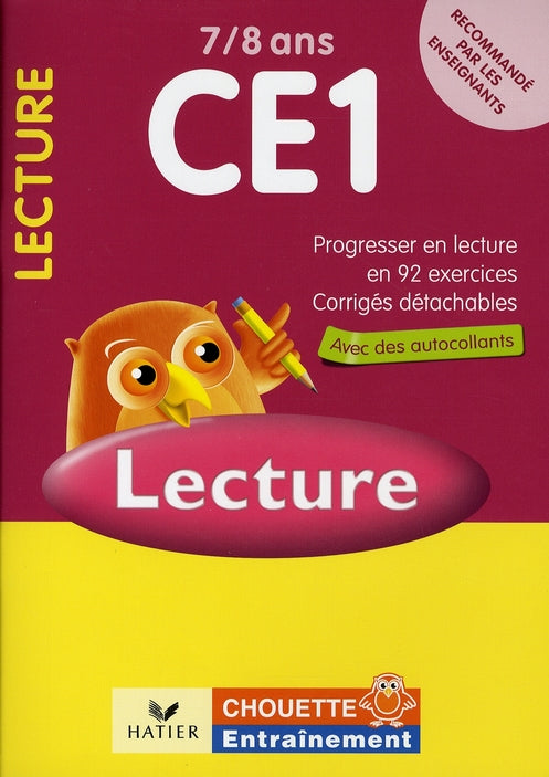 Chouette entraînement ; lecture CE1 7/8 ans