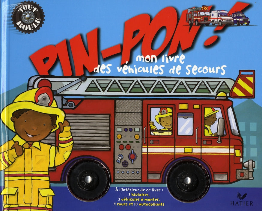 Pin-pon ; mon livre des véhicules de secours