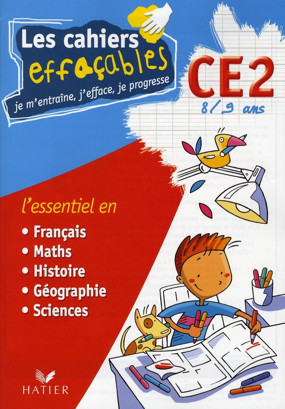 Les cahiers effaçables ; CE2