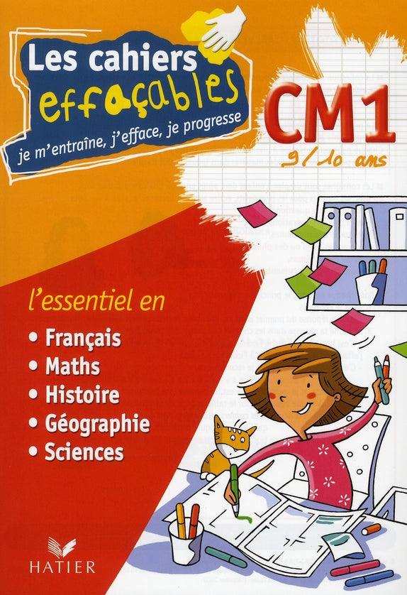 Les cahiers effaçables ; CM1