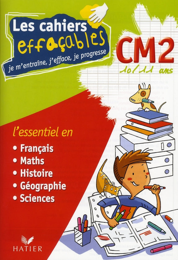 Les cahiers effaçables ; CM2