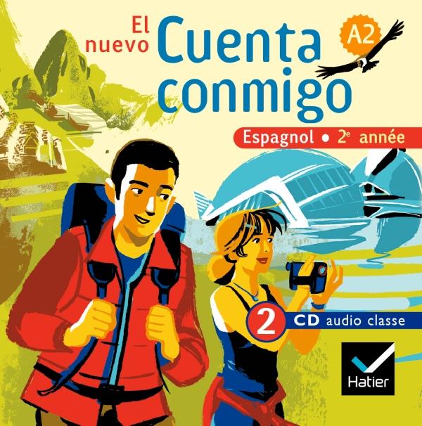 El nuevo Cuenta conmigo : espagnol ; 2e année ; CD audio classe (édition 2008)