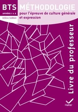 Français ; BTS ; culture générale et expression ; livre du professeur (édition 2008)