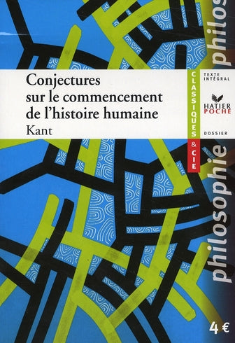 Conjectures sur le commencement de l'histoire humaine