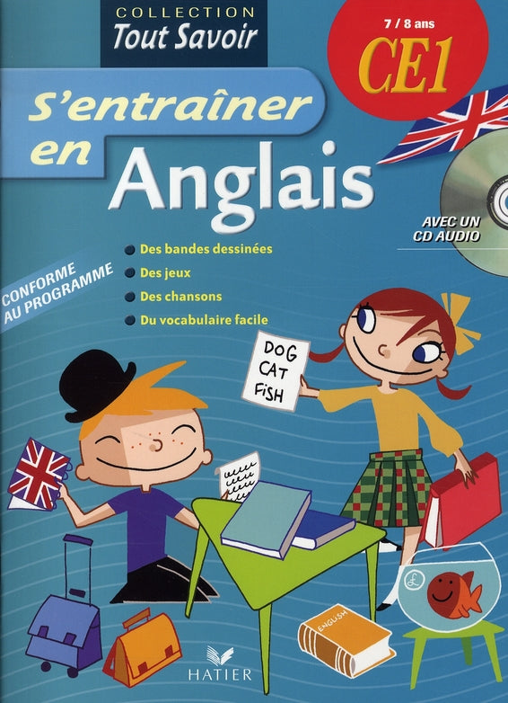 Tout savoir ; anglais ; CE1 ; livre + cd