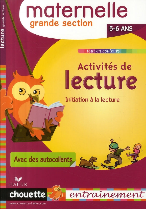 Chouette : activités de lecture ; grande section maternelle