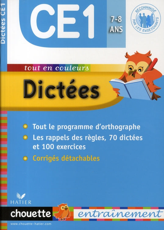 Chouette : dictées ; CE1 ; 7/8 ans