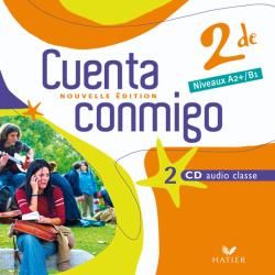 CUENTA CONMIGO : espagnol ; 2nde ; CD audio classe (édition 2009)