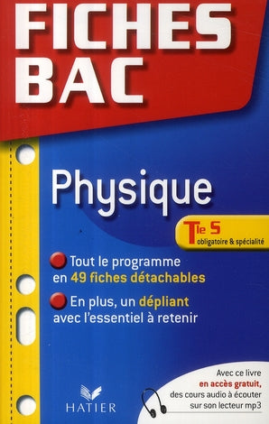 Fiches bac : physique ; terminale S