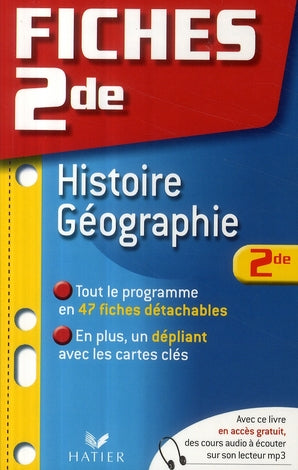 PREPABAC EXAMENS Tome 21 : fiches bac ; histoire/géographie ; 2nde