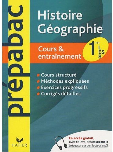 Histoire/géographie ; 1ère L/ES/S