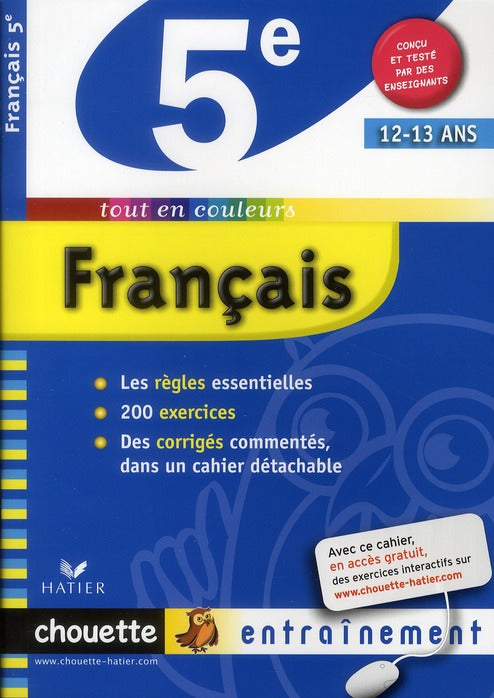 Chouette entraînement : français ; 5ème (édition 2010)