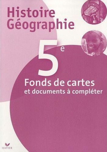 Histoire-géographie ; 5ème ; fonds de cartes et documents à compléter