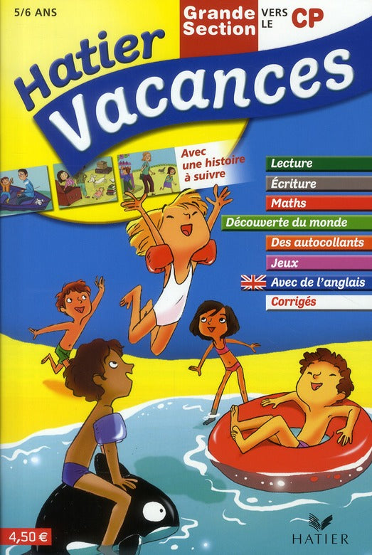 Hatier vacances : grande section vers le CP ; 5/6 ans