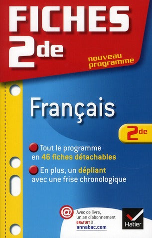 Fiches bac : français ; 2nde
