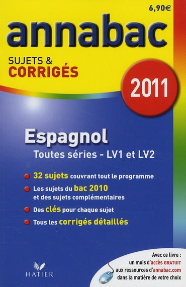 Annabac 11 corr espagnol tle ttes series corriges
