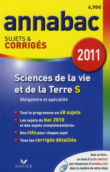Annabac sujets & corrigés Tome 14 : sciences et vie de la terre ; terminale S